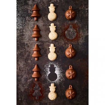 Praline & Chocolate Moulds - Merry Christmas